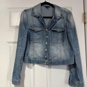 Distressed Jean jacket
